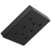 Delta Universal Showering Components 52171 H2OKINETIC Single-Setting Metal Raincan Shower Head, matte black