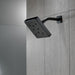Delta Universal Showering Components 52171 H2OKINETIC Single-Setting Metal Raincan Shower Head, matte black - view 4