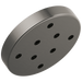 Delta Universal Showering Components 52175 H2OKINETIC Single-Setting Metal Raincan Shower Head, lumicoat black stainless