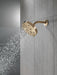 Delta Universal Showering Components 52175 H2OKINETIC Single-Setting Metal Raincan Shower Head, lumicoat champagne bronze...