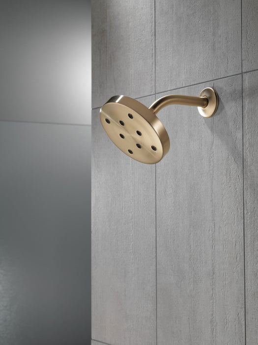 Delta Universal Showering Components 52175 H2OKINETIC Single-Setting Metal Raincan Shower Head, lumicoat champagne bronze...