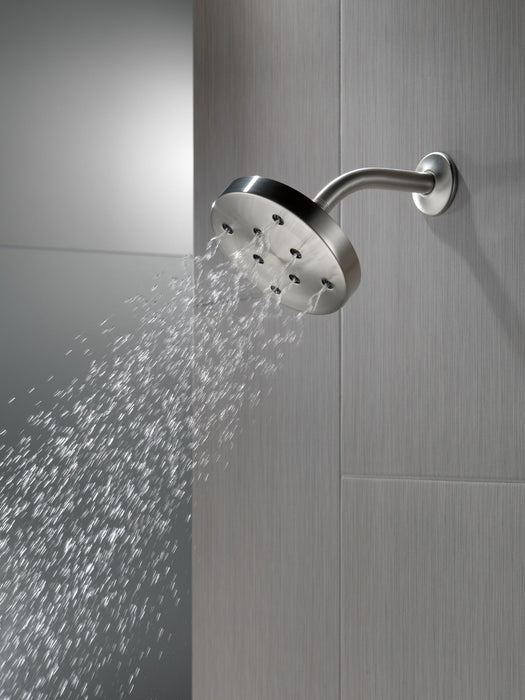 Delta Universal Showering Components 52175 H2OKINETIC Single-Setting Metal Raincan Shower Head, lumicoat stainless - view 3