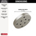 Delta Universal Showering Components 52175 H2OKINETIC Single-Setting Metal Raincan Shower Head, lumicoat stainless - view 5