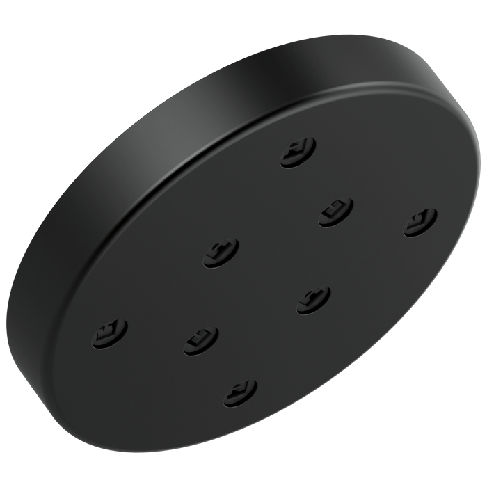 Delta Universal Showering Components 52175 H2OKINETIC Single-Setting Metal Raincan Shower Head, matte black