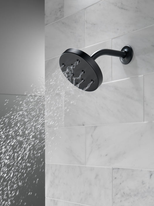 Delta Universal Showering Components 52175 H2OKINETIC Single-Setting Metal Raincan Shower Head, matte black - view 4