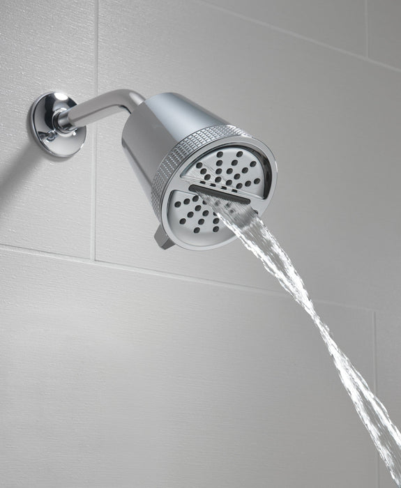 Delta Universal Showering Components 52386 3-Setting Showerhead, lumicoat chrome - view 4
