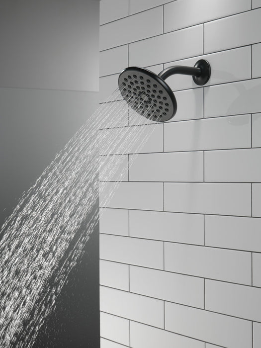 Delta Universal Showering Components 52433 Single-Setting Raincan Shower Head, matte black - view 3