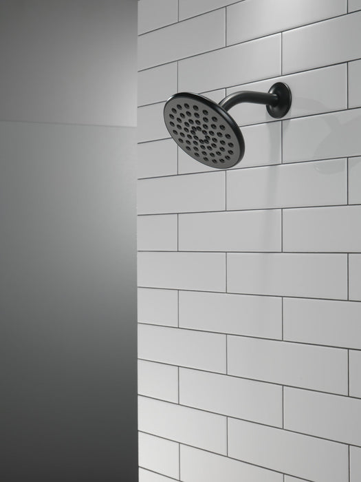 Delta Universal Showering Components 52433 Single-Setting Raincan Shower Head, matte black - view 4