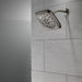 Delta Universal Showering Components 52460 H2Okinetic 4-Setting Shower Head with Ultrasoak, lumicoat black stainless - view 4