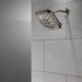 Delta Universal Showering Components 52460 H2Okinetic 4-Setting Shower Head with Ultrasoak, lumicoat black stainless - view 5