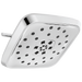 Delta Universal Showering Components 52460 H2Okinetic 4-Setting Shower Head with Ultrasoak, lumicoat chrome