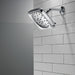 Delta Universal Showering Components 52460 H2Okinetic 4-Setting Shower Head with Ultrasoak, lumicoat chrome - view 3
