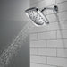 Delta Universal Showering Components 52460 H2Okinetic 4-Setting Shower Head with Ultrasoak, lumicoat chrome - view 4