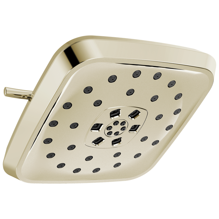 Delta Universal Showering Components 52460 H2Okinetic 4-Setting Shower Head with Ultrasoak, lumicoat polished nickel