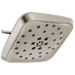 Delta Universal Showering Components 52460 H2Okinetic 4-Setting Shower Head with Ultrasoak, lumicoat stainless