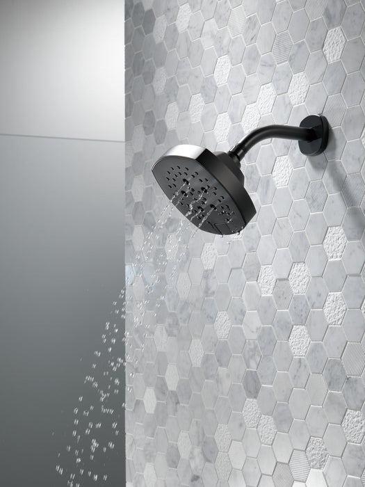 Delta Universal Showering Components 52663 H2OKINETIC 5-Setting Shower Head, matte black - view 5