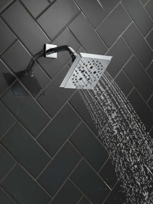 Delta Universal Showering Components 52664 H2OKINETIC 5-Setting Angular Modern Raincan Shower Head, chrome - view 3