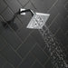 Delta Universal Showering Components 52664 H2OKINETIC 5-Setting Angular Modern Raincan Shower Head, chrome - view 4