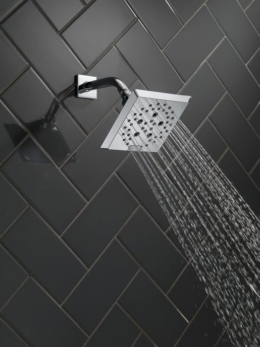 Delta Universal Showering Components 52664 H2OKINETIC 5-Setting Angular Modern Raincan Shower Head, chrome - view 5