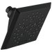 Delta Universal Showering Components 52664 H2OKINETIC 5-Setting Angular Modern Raincan Shower Head, matte black