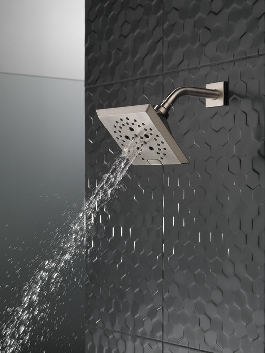 Delta Universal Showering Components 52664 H2OKINETIC 5-Setting Angular Modern Raincan Shower Head