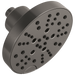 Delta Universal Showering Components 52668 H2OKINETIC 5-Setting Contemporary Raincan Shower Head, lumicoat black stainless