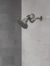Delta Universal Showering Components 52668 H2OKINETIC 5-Setting Contemporary Raincan Shower Head, lumicoat black...