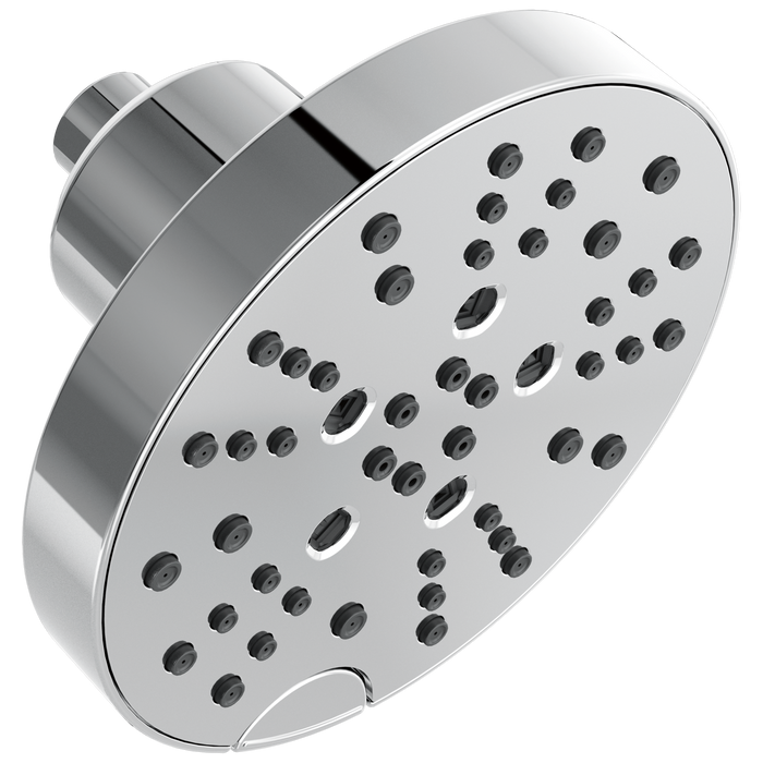 Delta Universal Showering Components 52668 H2OKINETIC 5-Setting Contemporary Raincan Shower Head, lumicoat chrome