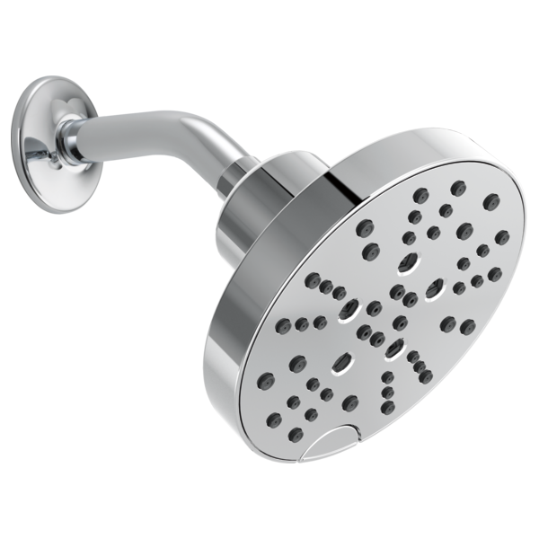 Delta Universal Showering Components 52668 H2OKINETIC 5-Setting Contemporary Raincan Shower Head, lumicoat chrome - view 2