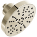 Delta Universal Showering Components 52668 H2OKINETIC 5-Setting Contemporary Raincan Shower Head, lumicoat polished nickel