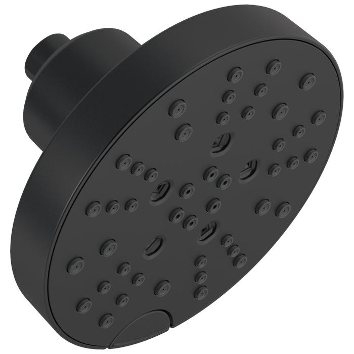 Delta Universal Showering Components 52668 H2OKINETIC 5-Setting Contemporary Raincan Shower Head, matte black