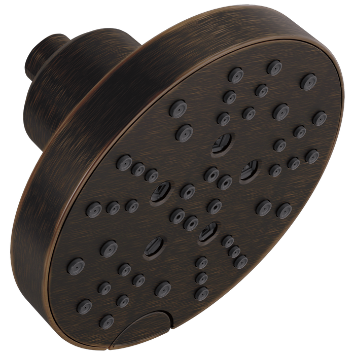 Delta Universal Showering Components 52668 H2OKINETIC 5-Setting Contemporary Raincan Shower Head, venetian bronze