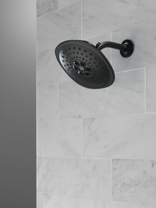 Delta Universal Showering Components 52686 H2OKINETIC 3-Setting Raincan Shower Head, matte black - view 4