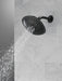 Delta Universal Showering Components 52686 H2OKINETIC 3-Setting Raincan Shower Head, matte black - view 5