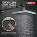 Delta Universal Showering Components 52841 Single-Setting Raincan Shower Head, chrome - view 5