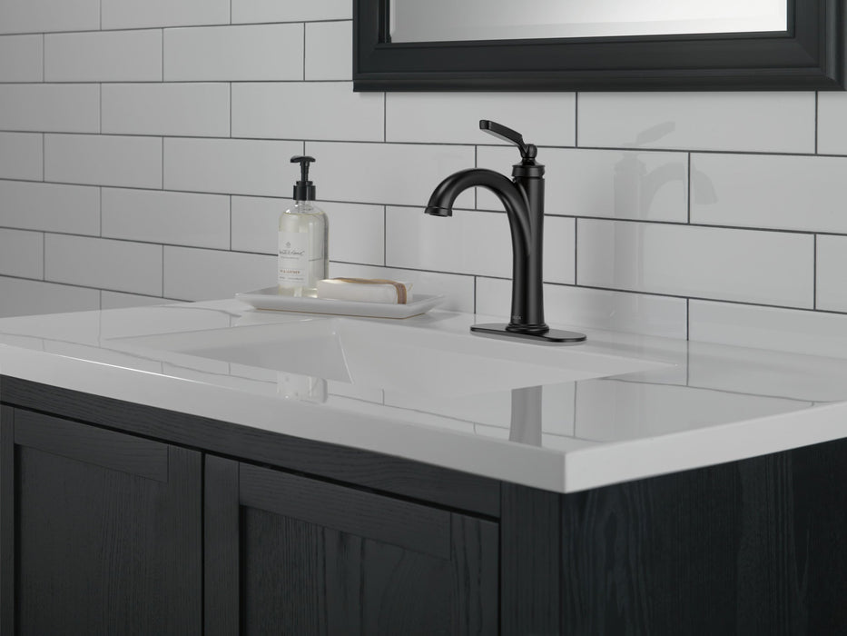Delta Woodhurst 532 Single Handle Bathroom Faucet, matte black - view 4