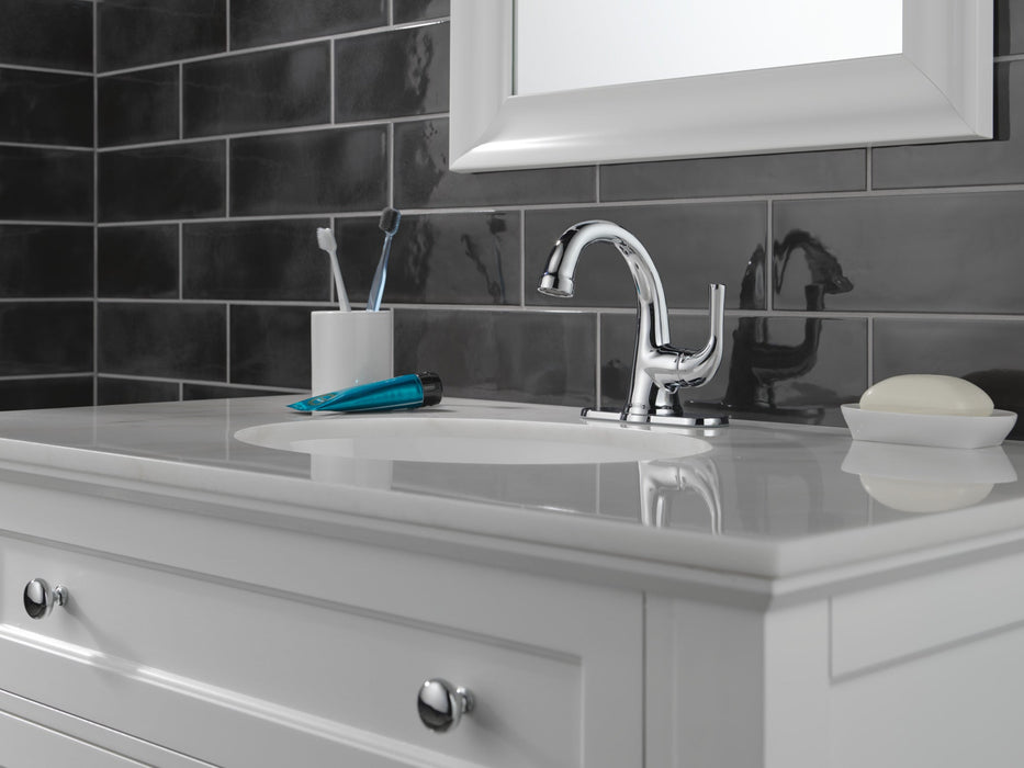Delta Kayra 533LF Single Handle Bathroom Faucet, chrome 3 - view 3