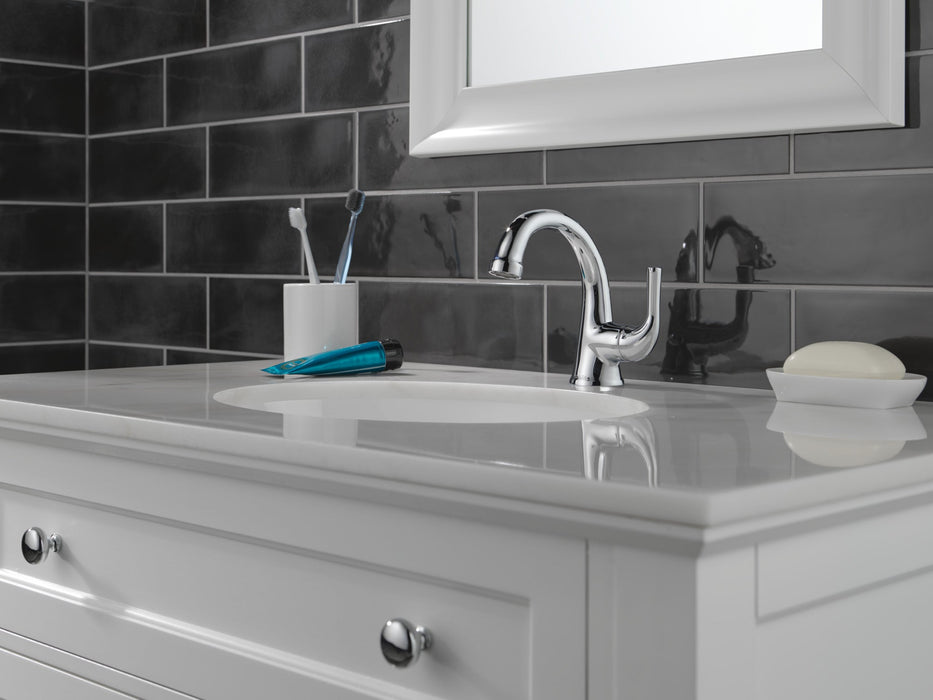 Delta Kayra 533LF Single Handle Bathroom Faucet, chrome 3 - view 4