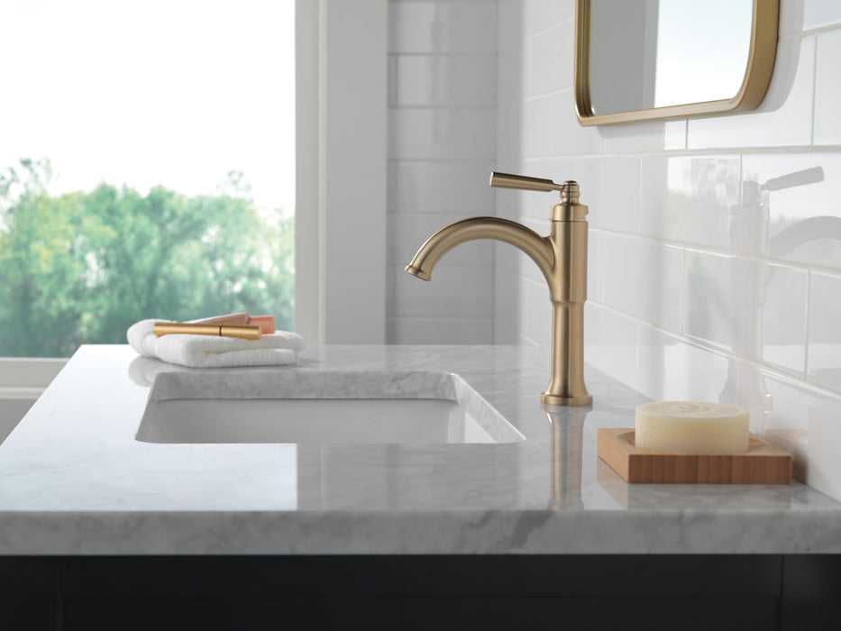 Delta Saylor 535 Single Handle Bathroom Faucet, champagne bronze - view 4
