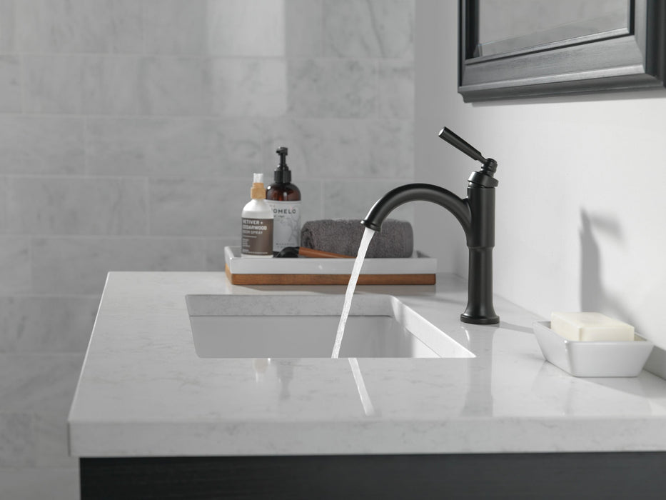 Delta Saylor 535 Single Handle Bathroom Faucet, matte black - view 2