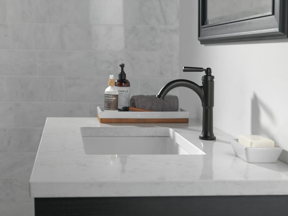 Delta Saylor 535 Single Handle Bathroom Faucet, matte black - view 3