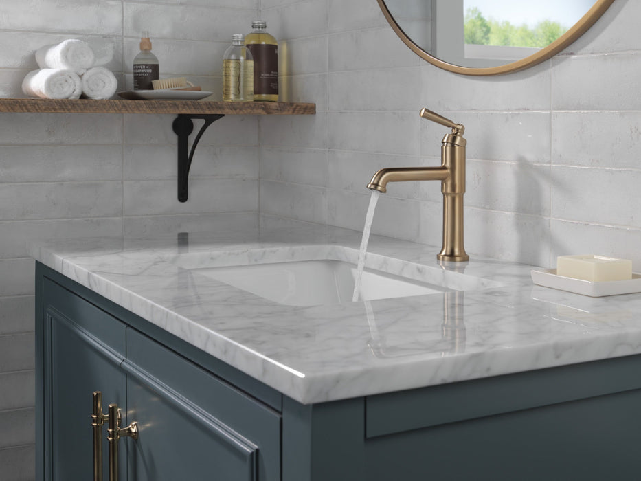 Delta Saylor 536 Single Handle Bathroom Faucet, champagne bronze - view 3