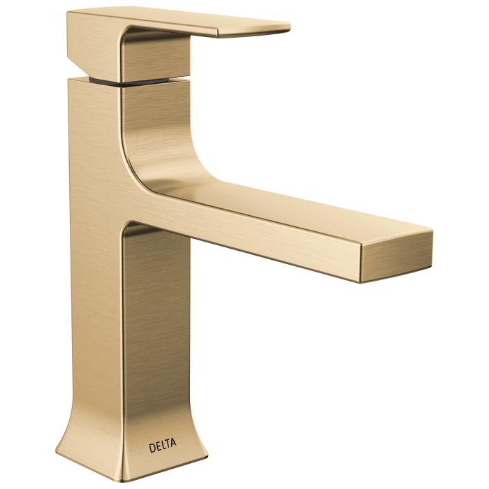 Delta Velum 537 Single Handle Bathroom Faucet, champagne bronze