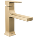 Delta Velum 537 Single Handle Bathroom Faucet, champagne bronze