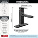 Delta Velum 537 Single Handle Bathroom Faucet, matte black - view 2