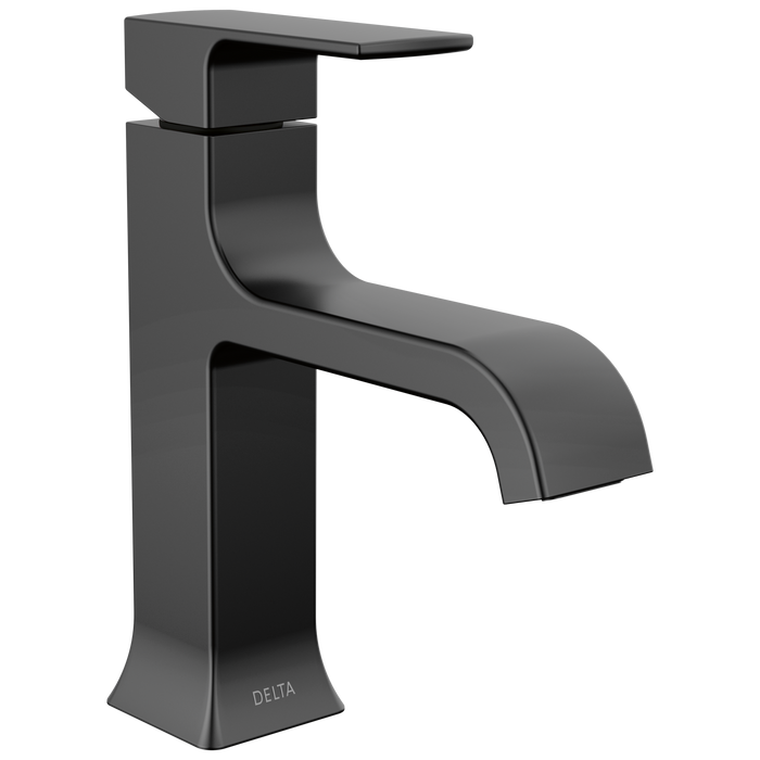 Delta Velum 539 Single Handle Bathroom Faucet, matte black