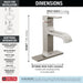 Delta Velum 539 Single Handle Bathroom Faucet, stainless - view 2