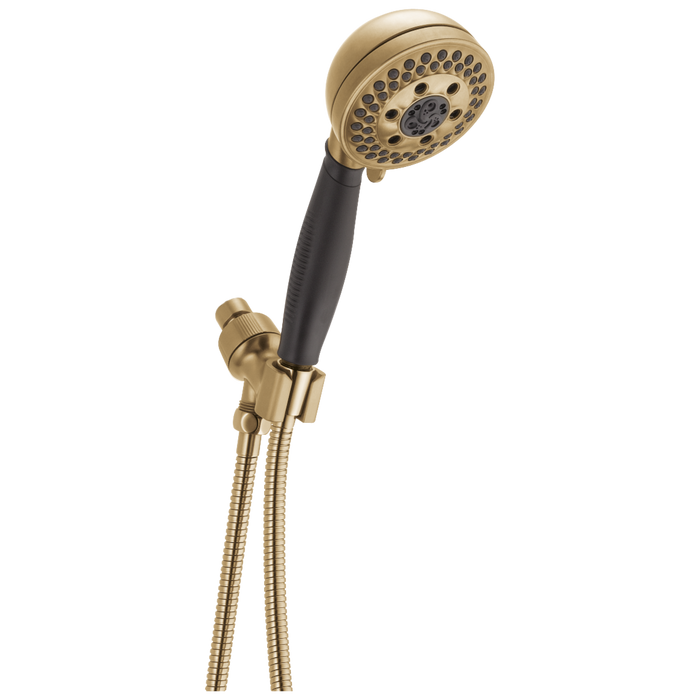 Delta Universal Showering Components 54445 H2OKINETIC 5-Setting Shower Mount Hand Shower, champagne bronze