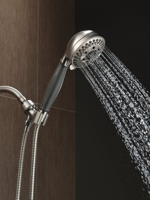 Delta Universal Showering Components 54445 H2OKINETIC 5-Setting Shower Mount Hand Shower, stainless - view 3