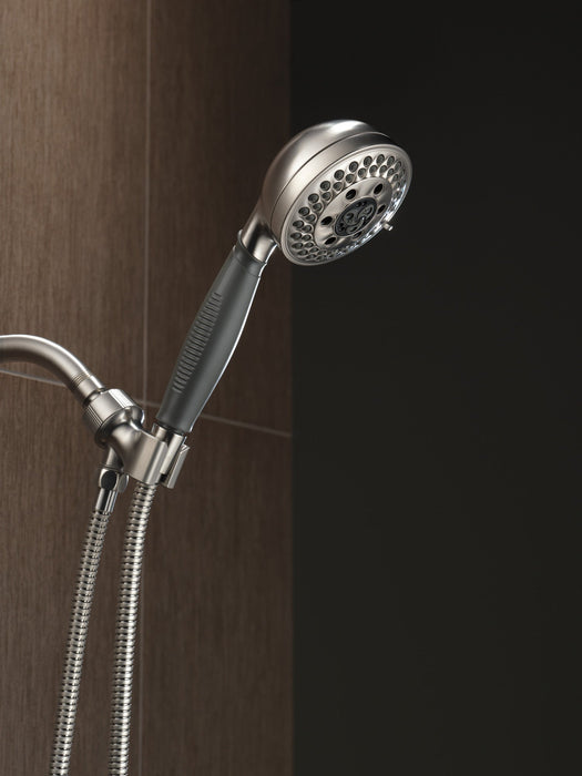 Delta Universal Showering Components 54445 H2OKINETIC 5-Setting Shower Mount Hand Shower, stainless - view 4